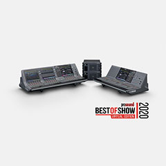 RIVAGE PM5和PM3数字混音系统，实力斩获IBC 2020 Best of Show大奖